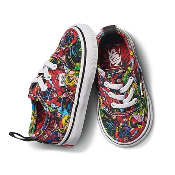 marvel slip on vans